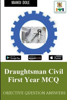 Paperback Draughtsman Civil First Year MCQ Book