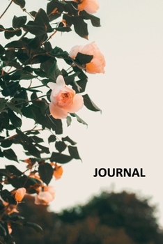 Paperback Journal: Rose bush Handy Bullet Journal Dot Grid Daily Planner Student flower themed gifts Book