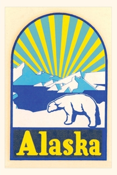 Paperback Vintage Journal Alaska Decal, Polar Bear Book