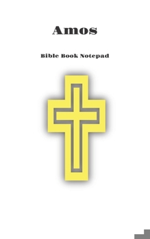 Paperback Bible Book Notepad Amos Book