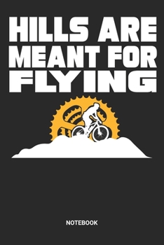 Notebook: Mountain Bike Themed Notebook (6x9 inches) with Blank Pages ideal as a Cycle MTB Journal. Perfect as a Mountainbike Downhill Biycle Lover. Great gift for Kids, Men and Women