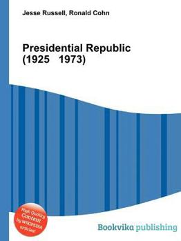 Paperback Presidential Republic (1925 1973) Book