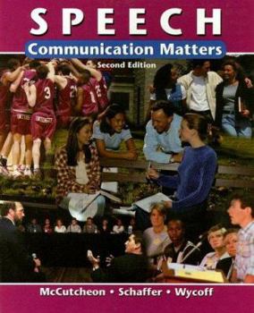 Hardcover Speech: Communication Matters Book