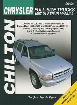 Paperback Dodge Pick-Ups 1997-2001 Book
