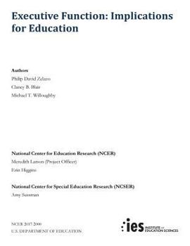 Paperback Executive Function: Implications for Education Book