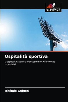 Paperback Ospitalità sportiva [Italian] Book