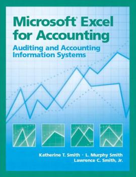 Paperback Microsoft Excel for Accounting: Auditing and Ais Book