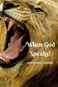 Paperback When God Speaks: sermon notes Book