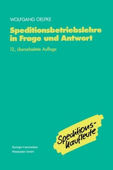 Paperback Speditionsbetriebslehre in Frage und Antwort [German] Book