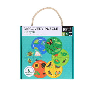 Hardcover Discovery Puzzle: Life Cycle [Spanish] Book