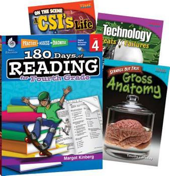 Paperback Learn-At-Home Reading: Bundle Grade 4: 4-Book Set Book