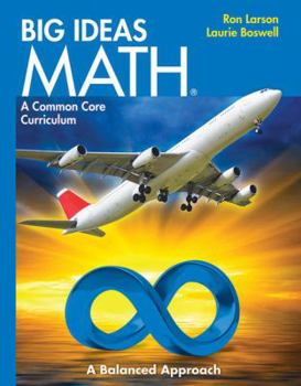 Hardcover Big Ideas Math: Common Core Student Edition Blue 2014 Book
