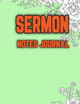 Paperback Sermon Notes Journal: Prayer Journal Perfect For Church Notebook, Sermon Notebook for Women, Notebook & Prayer Requests Journal Book