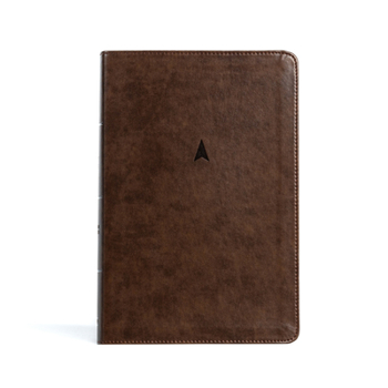 Imitation Leather CSB Personal Size Giant Print Bible, Brown Leathertouch Book