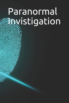 Paperback Paranormal Invistigation Book