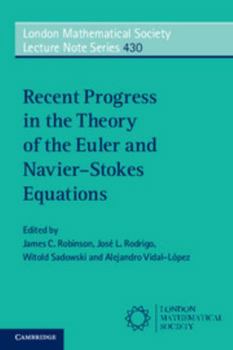Recent Progress in the Theory of the Euler and Navier-Stokes Equations - Book #430 of the London Mathematical Society Lecture Note