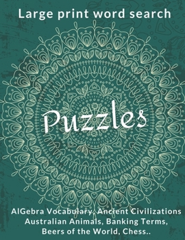 Paperback LARGE PRINT Word Search Puzzles: funster large print word search puzzles, large print word search, brain games large print word search, large print wo Book