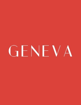 Paperback Geneva: A Decorative Book │ Perfect for Stacking on Coffee Tables & Bookshelves │ Customized Interior Design & Hom Book