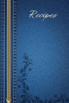 Paperback Recipes: Blank Recipe Journal Book