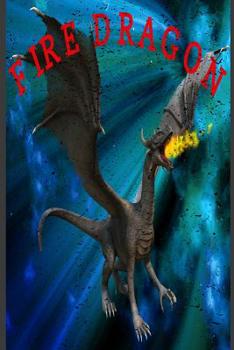 Paperback Fire Dragon: Blue Nebula Galaxy Fire Dragon Book