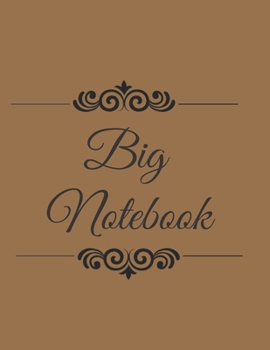 Paperback Big Notebook: 6 Vol 400 Page Desk Classic College Journal Which Is Heavy Big Notebook Is For All Writing Styles And Writing Implemen Book