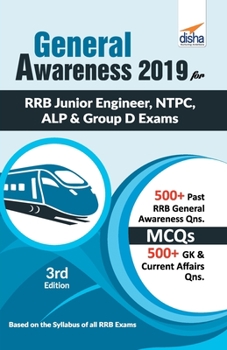 Paperback General Awareness 2019 for RRB Junior Engineer, NTPC, ALP & Group D Exams 3rd Edition Book
