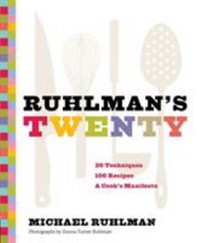 Hardcover Ruhlman's Twenty: 20 Techniques, 100 Recipes, a Cook's Manifesto (the Science of Cooking, Culinary Books, Chef Cookbooks, Cooking Techni Book