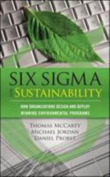 Hardcover Six SIGMA for Sustainability Book