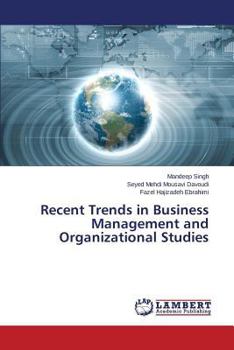 Paperback Recent Trends in Business Management and Organizational Studies Book