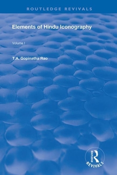 Hardcover Elements of Hindu Iconography: Volume 1 Book