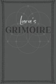 Paperback Lara's Grimoire: Personalized Grimoire / Book of Shadows (6 x 9 inch) with 110 pages inside, half journal pages and half spell pages. Book