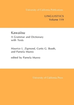 Paperback Kawaiisu: A Grammar and Dictionary, with Texts Volume 119 Book