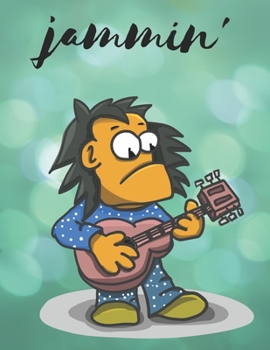 Jammin': Guitar Music Notebook, manuscript, 8.5x11 100 pages