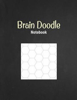 Paperback Brain Doodle Notebook: 1" Hexagonal Graph Ruling, 100 Pages Book