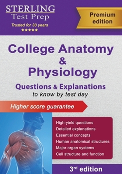 Paperback College Anatomy and Physiology: Questions & Explanations Book