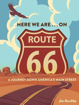 Paperback Here We Are . . . on Route 66 Book