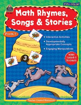 Paperback Math Rhymes, Songs & Stories: Pre K-1 Book