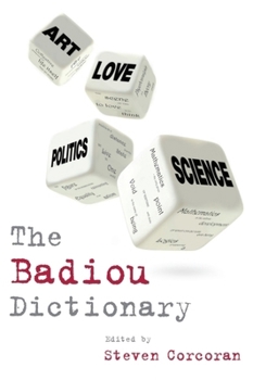 Paperback The Badiou Dictionary Book