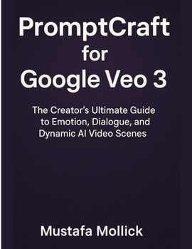 Paperback PromptCraft for Google Veo 3: The Creator's Ultimate Guide to Emotion, Dialogue, and Dynamic AI Video Scenes Book