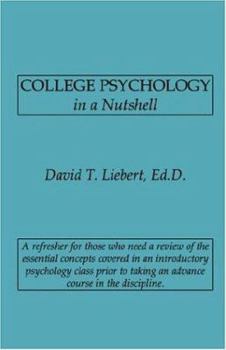 Paperback College Psychology in a Nutshell Book