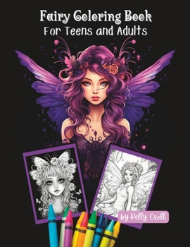Paperback Fairy Coloring Book: For Teens and Adults Book