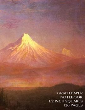 Graph Paper Notebook 1/2 Inch Squares 120 Pages : Art Series Notebook with Cover by Kuindzhi, 8. 5 X 11 Graph Paper Notebook with 1/2 Inch Squares, Perfect Bound, Ideal for Graphs, Math Sums, Composit