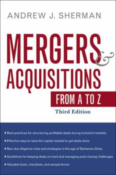 Hardcover Mergers and Acquisitions from A to Z Book