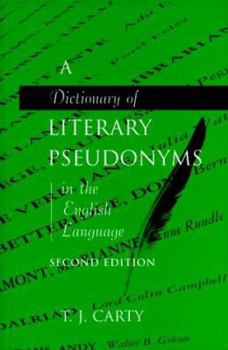 Paperback Dictionary of Literary Pseudonyms in the English Language Book