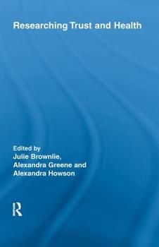 Paperback Researching Trust and Health Book