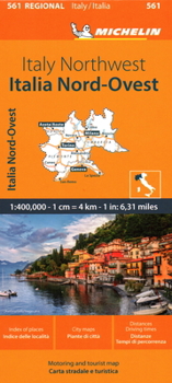 Loose Leaf Michelin Map Italy: Northwest Map 561 Book