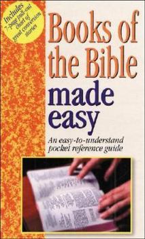 Paperback Books of the Bible Made Easy: An Easy to Understand Pocket Ref Guide [With Chart] Book