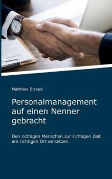 Paperback Personalmanagement auf einen Nenner gebracht [German] Book