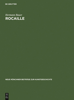 Hardcover Rocaille [German] Book