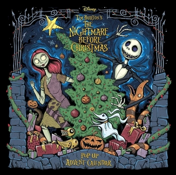 Hardcover The Nightmare Before Christmas: Advent Calendar and Pop-Up Book